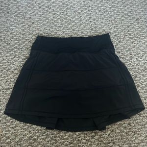Lululemon pace rival mid rise skirt long -size 0 - black